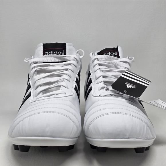 Adidas Copa Mundial Men\'s Leather Soccer Cleats White Black Size 13 ID4050 New main image 4